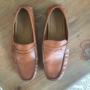 Vince Camuto Driving Loafer Cognac Sz 10.5 Men’s